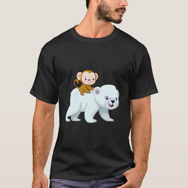 Hybridedesign för matrisbjörn t shirt (Framsida)