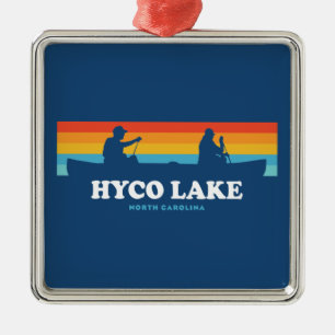 Hyco Sjö North Carolina Canoe Julgransprydnad Metall