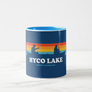 Hyco Sjö North Carolina Canoe Två-Tonad Mugg