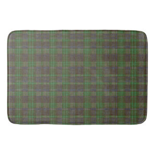 Hyddskogs gröna tartan badrumsmatta