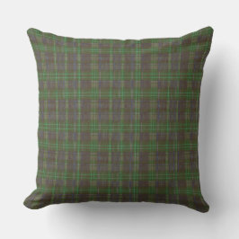 Hyddskogs gröna tartan kudde