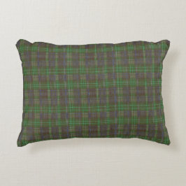 Hyddskogs gröna tartan prydnadskudde