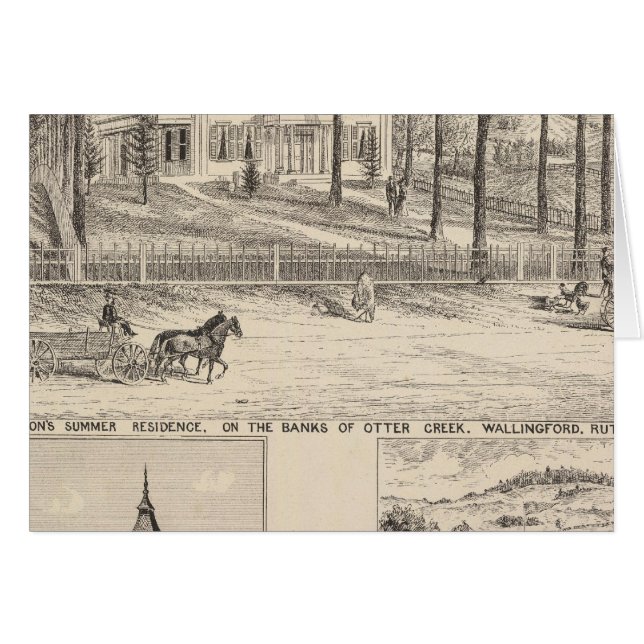 Hyde Hotel i Wallingford Hälsningskort (Framsidan Horizontal)