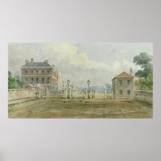 Hyde Park Corner Turnpike, 1785 Poster (Framsidan)