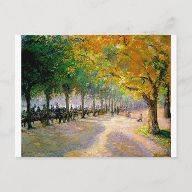 Hyde Park, London, Camille Pissarro Vykort (Framsida)