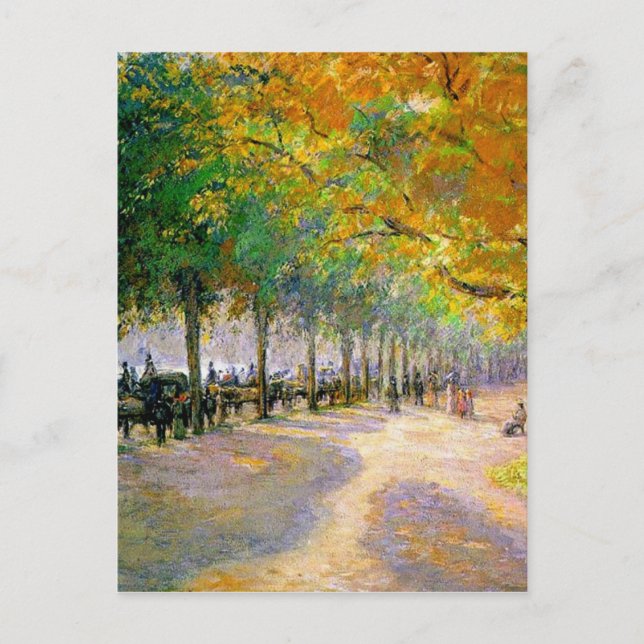 Hyde Park, London, Camille Pissarro Vykort (Framsida)