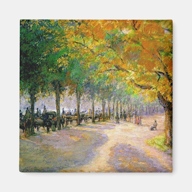 Hyde Park, London cityscape Magnet (Framsidan)