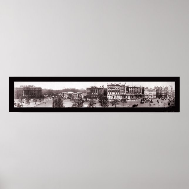 Hyde Park, London Photo 1909 Poster (Framsidan)