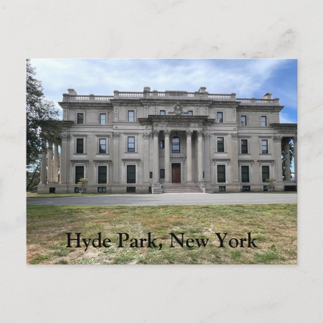 Hyde Park New York Vykort (Framsida)
