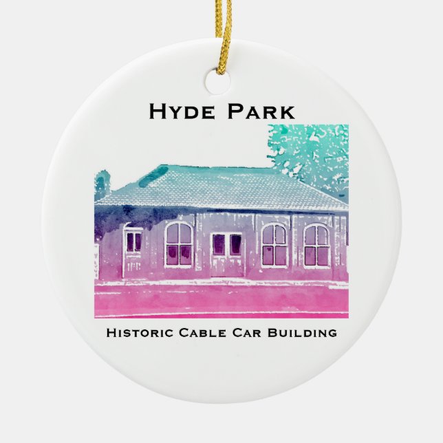 Hyde Park's Historic Cable Car Ornament (Framsidan)