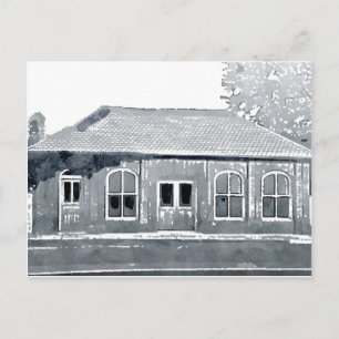 Hyde Parks historiska kabelvagnsbyggnad vykort