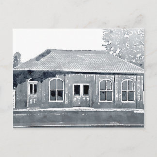 Hyde Parks historiska kabelvagnsbyggnad vykort