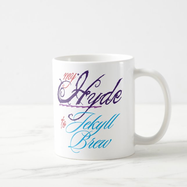 Hyde till muggen för Jekyll klassikervit Kaffemugg (Höger)