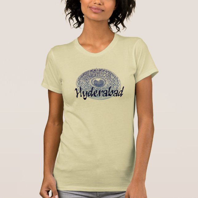 Hyderabad: Golkonda Fort Art T Shirt (Framsida)