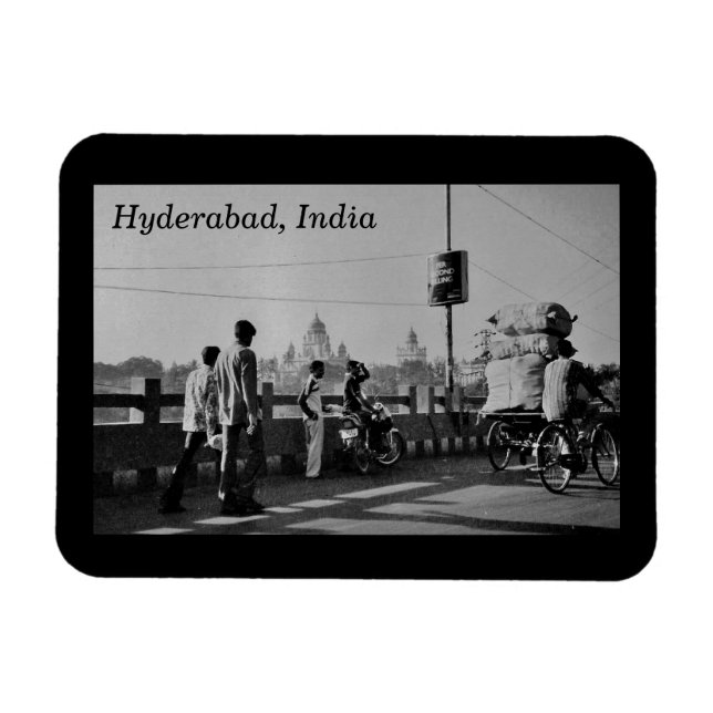 Hyderabad, Indien Magnet (Horisontell)