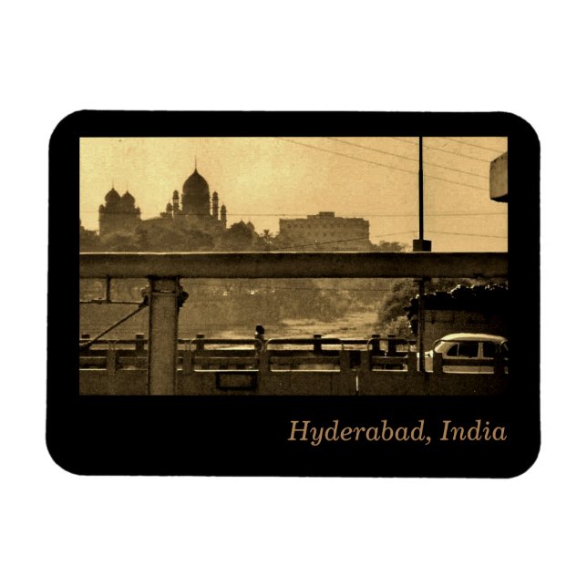 Hyderabad, Indien Magnet (Horisontell)
