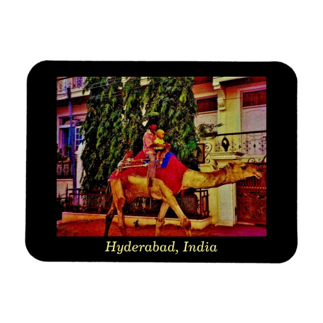 Hyderabad, Indien Magnet (Horisontell)