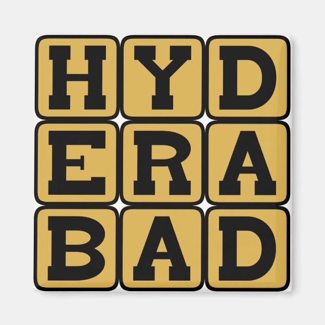 Hyderabad, Indiens stad Magnet (Framsidan)