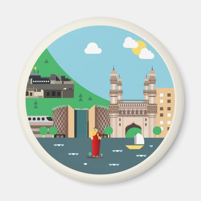 Hyderabad Magnet (Framsidan)