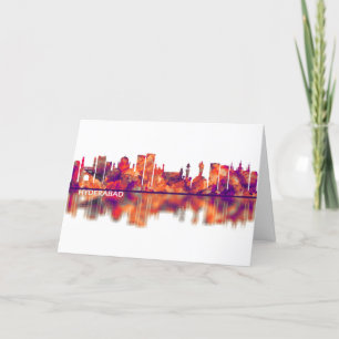 Hyderabad Telangana Skyline Helgkort