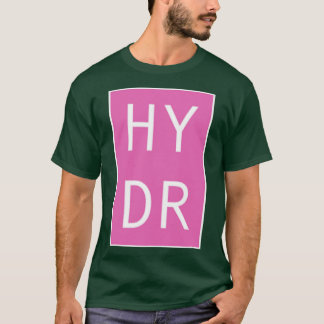 HYDR rosa Oversized T Shirt