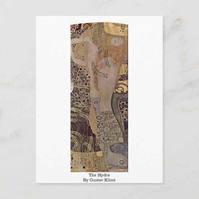 Hydra av Gustav Klimt Vykort (Framsida)