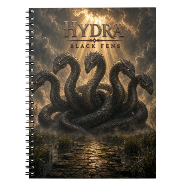 Hydra Black Fens Mörk Cinema Anteckningsbok (Framsidan)