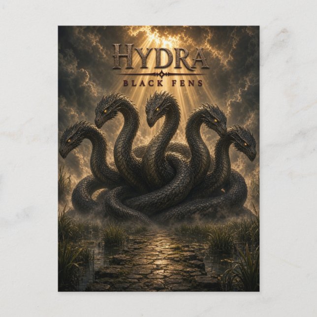 Hydra Black Fens Mörk Cinema Vykort (Framsida)