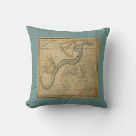 Hydra Constellation-diagram med gamla stjärnor Kudde