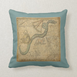 Hydra Constellation-diagram med gamla stjärnor Kudde