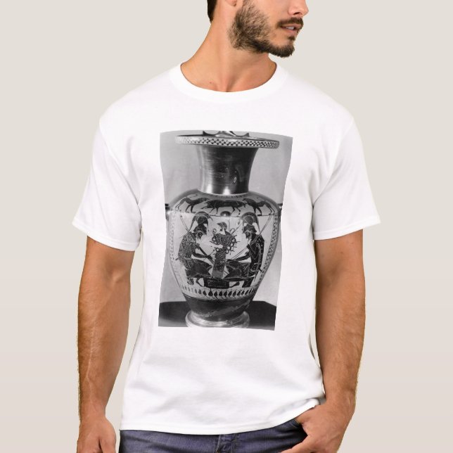 Hydra för loftsvartfigur tee shirt (Framsida)