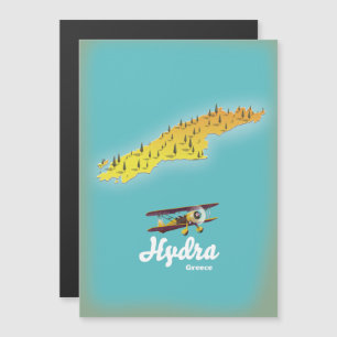 Hydra greece retro karta