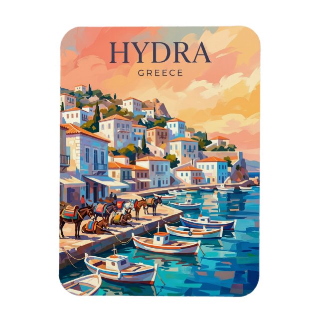 Hydra, Grekland Grekland Magnet (Vertikal)