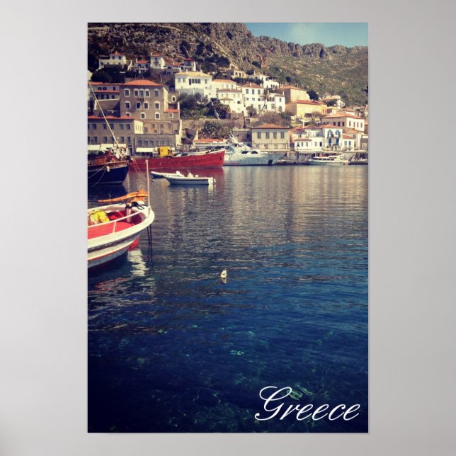 Hydra, Grekland Poster (Framsidan)