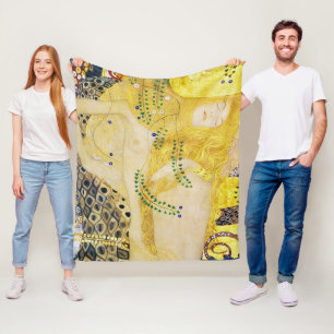 Hydra, Gustav Klimt Fleecefilt