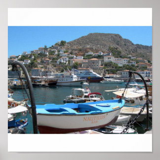 Hydra - hamnen poster