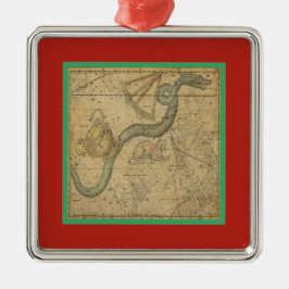 Hydra Vintage Constellation Star Chart jul Julgransprydnad Metall