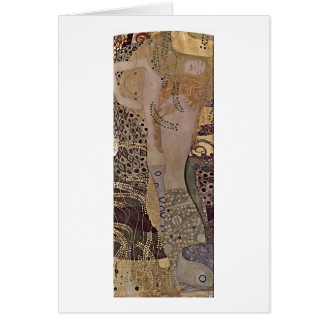 Hydraen av Gustav Klimt Hälsningskort (Framsidan)
