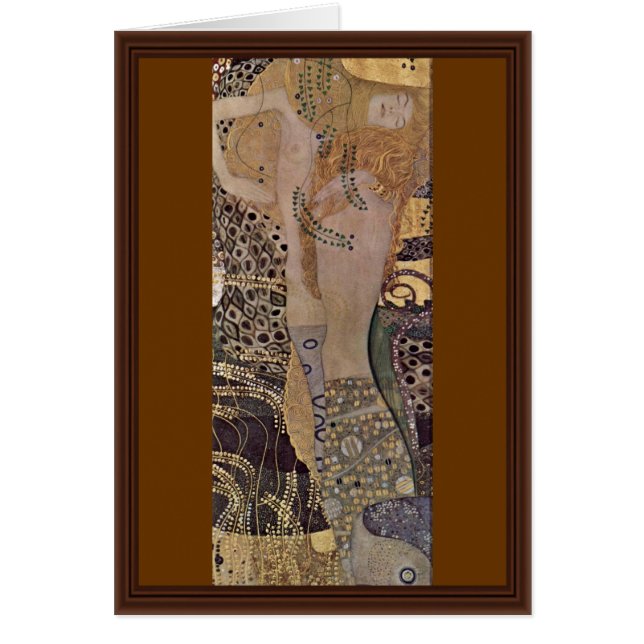 Hydraen av Klimt Gustav Hälsningskort (Framsidan)