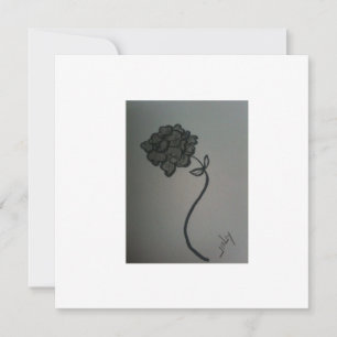 Hydrangea blankettkort/inbjudan 1 inbjudningar