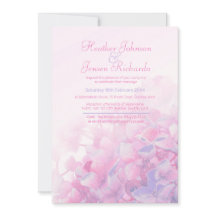 Hydrangea Blomblommigt rosa lila bröllop