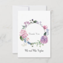 Hydrangea blomkrans bröllop, temat Tack