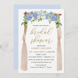 Hydrangea Blommigt Arch Rustic Möhippa Inbjudningar