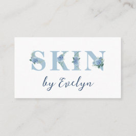 Hydrangea Blommigt Brev Skin Affärskort Visitkort