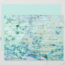 Hydrangea Blommigt Teal Land Vintage Wood