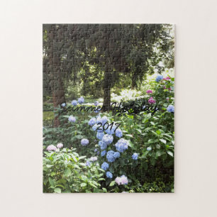 Hydrangea Blommigt Träd Natur Fotografi Pussel