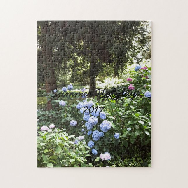 Hydrangea Blommigt Träd Natur Fotografi Pussel (Vertikal)