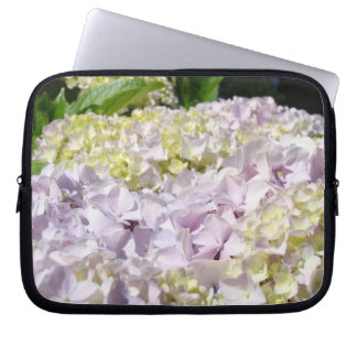 Hydrangea Blommor dator Bärbar datorslida väska Bl