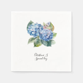 Hydrangea blommor flora blomsterhandlare älskare a pappersservett