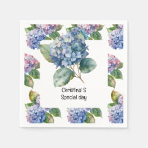 Hydrangea blommor flora florist älskare vattenfärg